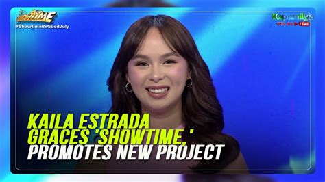 kaila estrada porn|Kaila Estrada graces 'Showtime,' promotes new project.